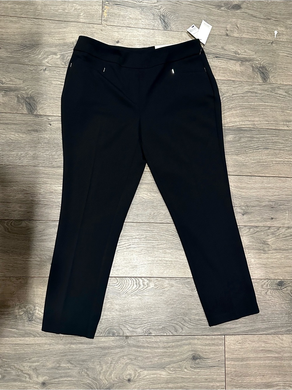Cato Black Straight-Leg Ponte Pants
